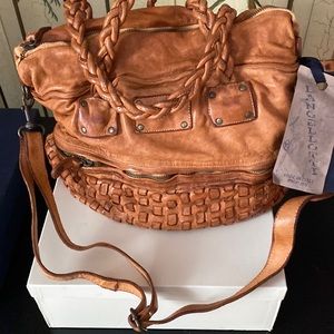 Langellotti  large vintage bag  Made in Italy.